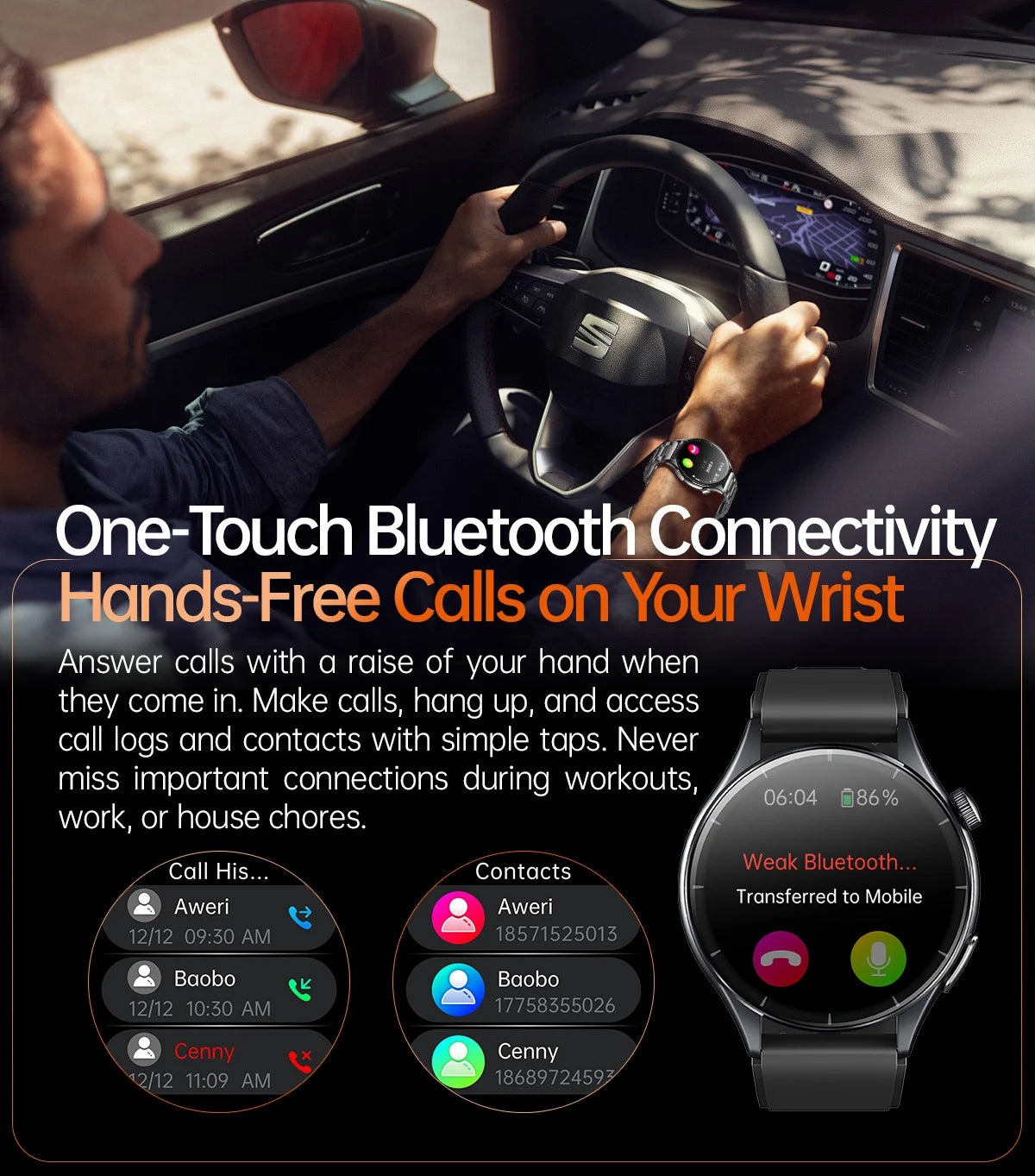 2025 New NFC+ECG+PPG Health Smart Watch BMI Fat Heart Rate Blood Pressure Watch 380mAh BT Call IP68 Waterproof Sports Bracelet