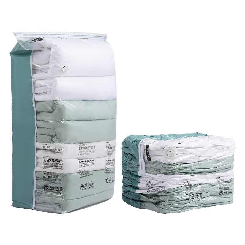 Vacuum Compression Bag No Pumping Clothes Quilt Storage Home Bag Large 3D Vacuum Compression Bags