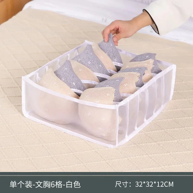 Closet Organizer Underwear Organizer for Wardrobe Clothes Cabinets Drawer Organizers Bra Socks Storage Organizer Box