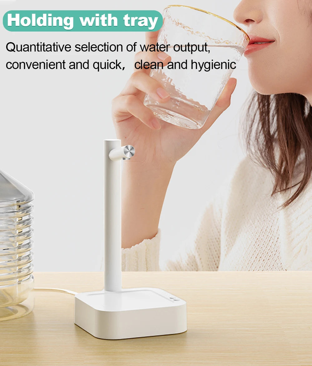 Water Gallon Pump Portable Electric Water Dispenser for Household Camping Smart  Automatic Drinking Water Bottle Gallon Pump