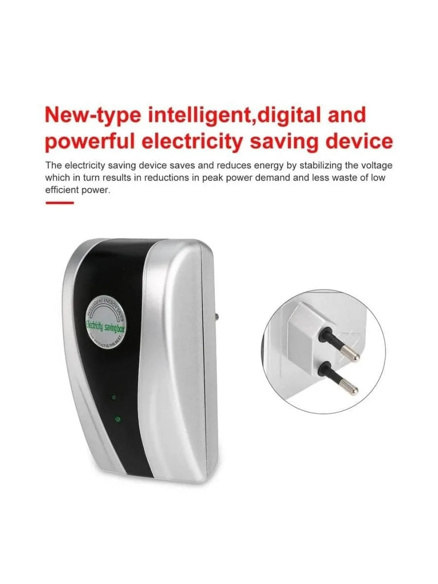 EU plug 30KW Intelligent Energy Saver 90V-250V New-Type Power Electricity Saving Box Digital Powerful Electricity Saving Device