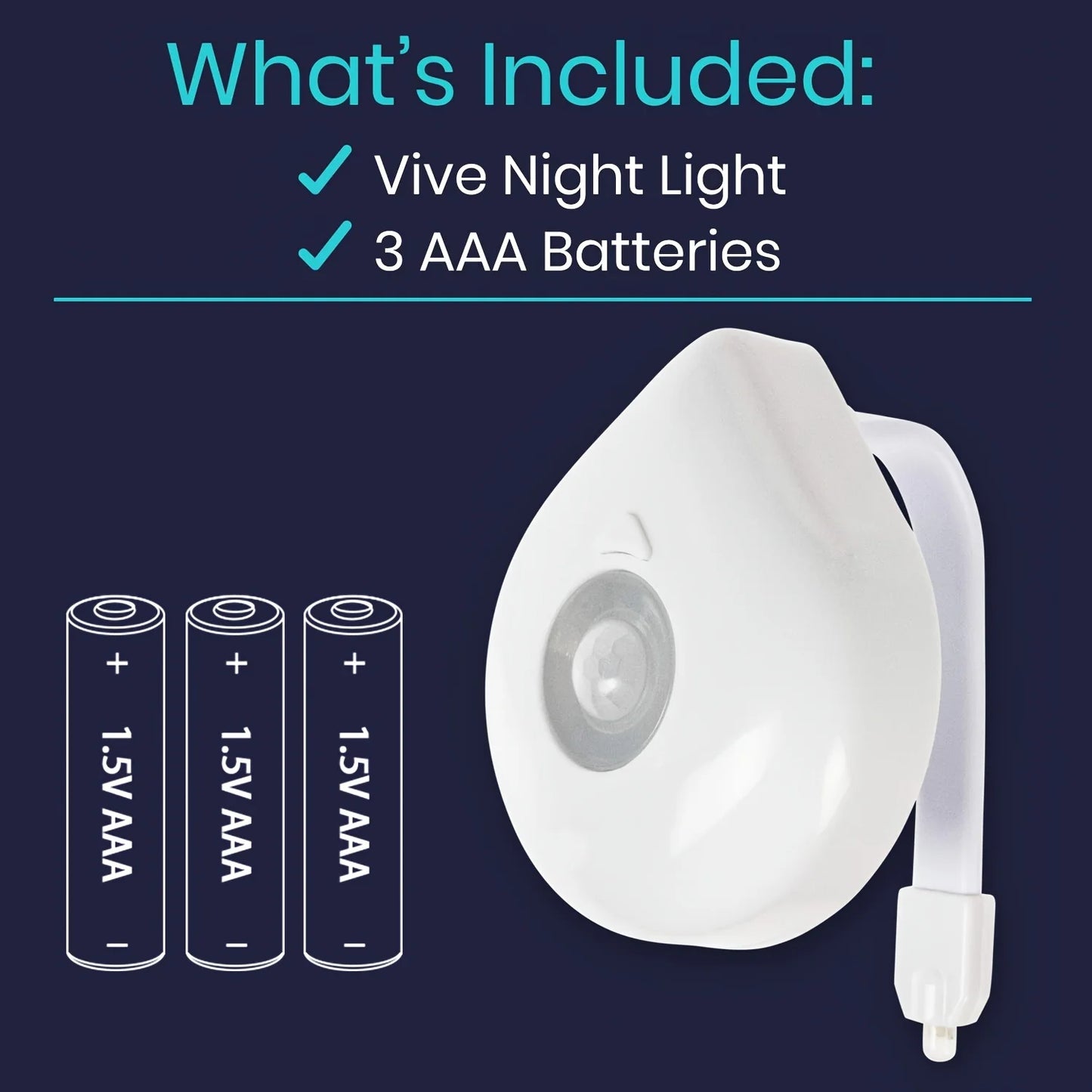 Toilet Motion Sensor Light, 8 Colors Changing Sensor LED Washroom Night Light Inside Toliet Lamp, PIR Motion Activated
