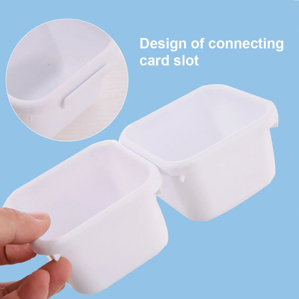مجموعة من 8 قطع من صناديق تنظيم الأدراج القابلة للتعديل، تتضمن صواني وفواصل لأدوات التجميل والمكياج وغيرها، مناسبة للمطبخ والحمام والخزانة وصناديق المجوهرات.