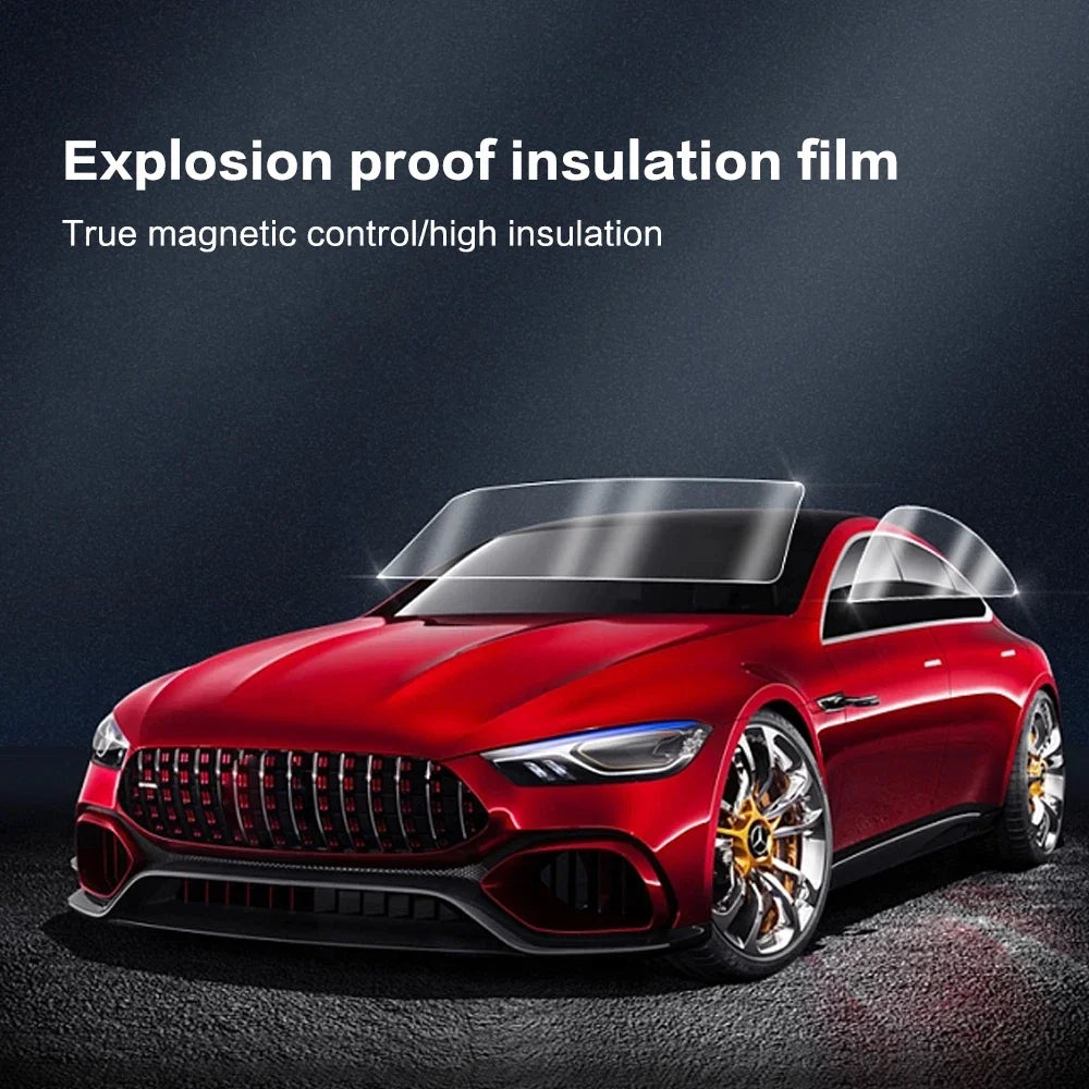 50cmx3/6m Car Window Privacy Tint Film Auto Vinyl Anti Look Dark Glass Foils Sticker Summer Solar UV Films Protector Accessories