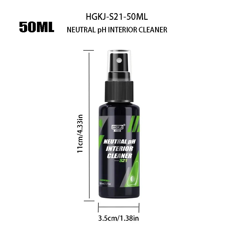 Car Interior Cleaner Agent Ceiling Cleaner Leather Flannel Woven Fabric Water Free Multipurpose Auto Dash Cleaning Spray S21