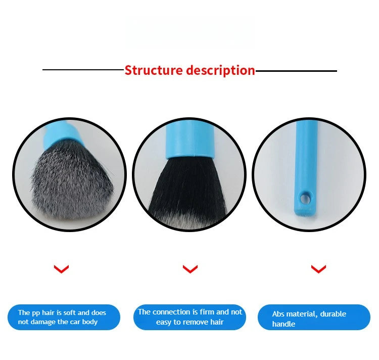 Car Ultra-Soft Detailing Brush Super Soft Auto Interior Detail Brush With Synthetic Bristles Duster Brush car cleaning tools