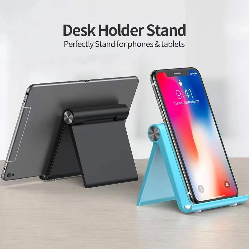 Универсальная настольная подставка для мобильного телефона iPhone iPad, регулируемая складная подставка для планшета, держатель для телефона на стол.