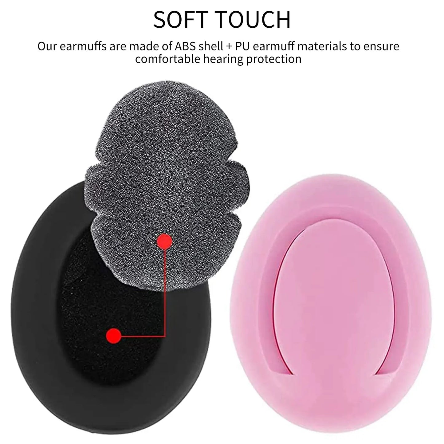 Infant Ear Muffs Noise Cancelling Soft Padded Design Baby Ear Protection Headphones with Elastic Headband
