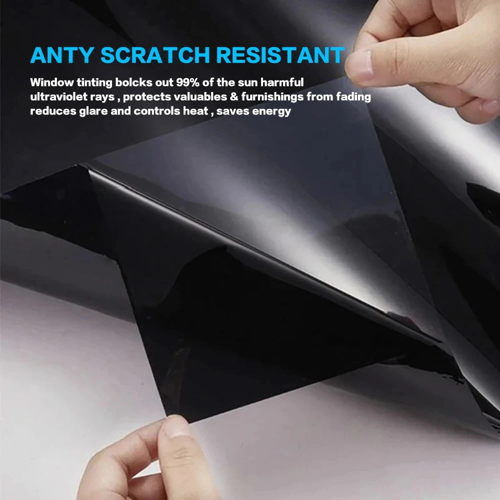 50cmx3/6m Car Window Privacy Tint Film Auto Vinyl Anti Look Dark Glass Foils Sticker Summer Solar UV Films Protector Accessories