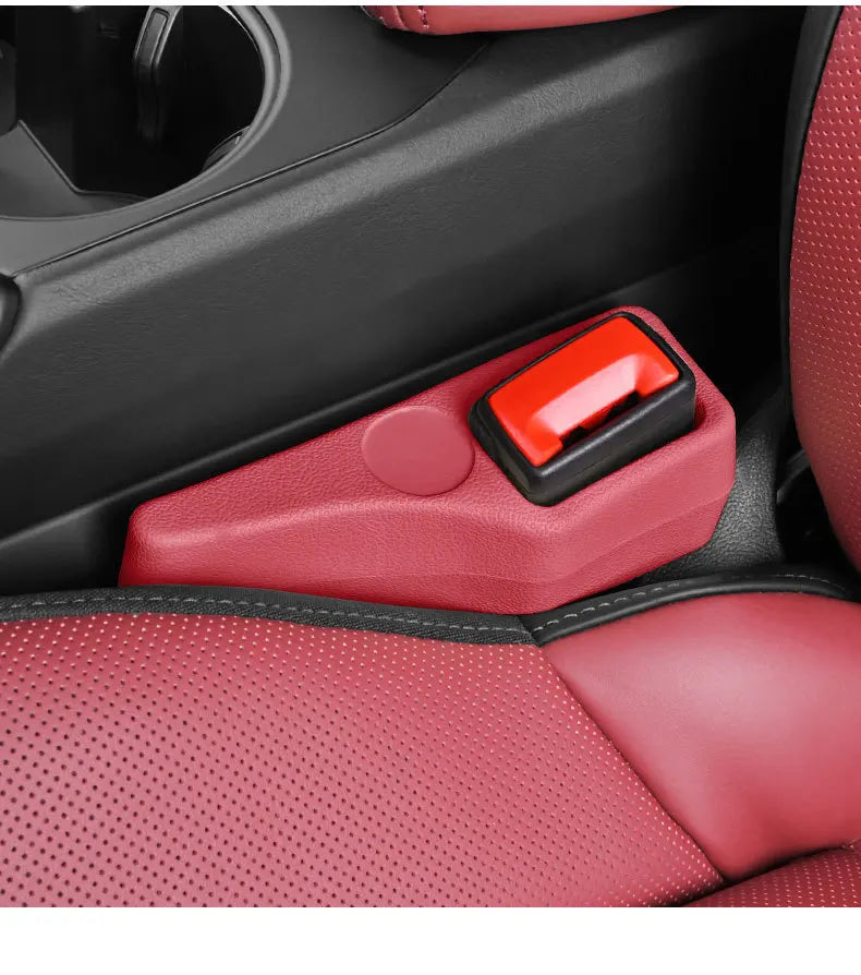 2Pcs Car Seat Gap Filler Odorless Seat Belt Buckle Protector Flexible Seat Side Gap Filling Strip Universal Auto Drop Blocker