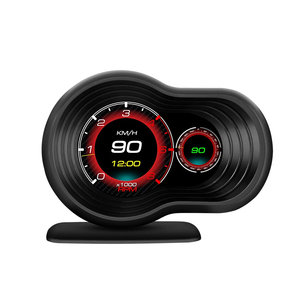 OBD2 Car HUD F9 OBD Head Up Display Auto Smart Car On-board Computer Gauge Digital Speedometer Temperature Engine RPM Alarm