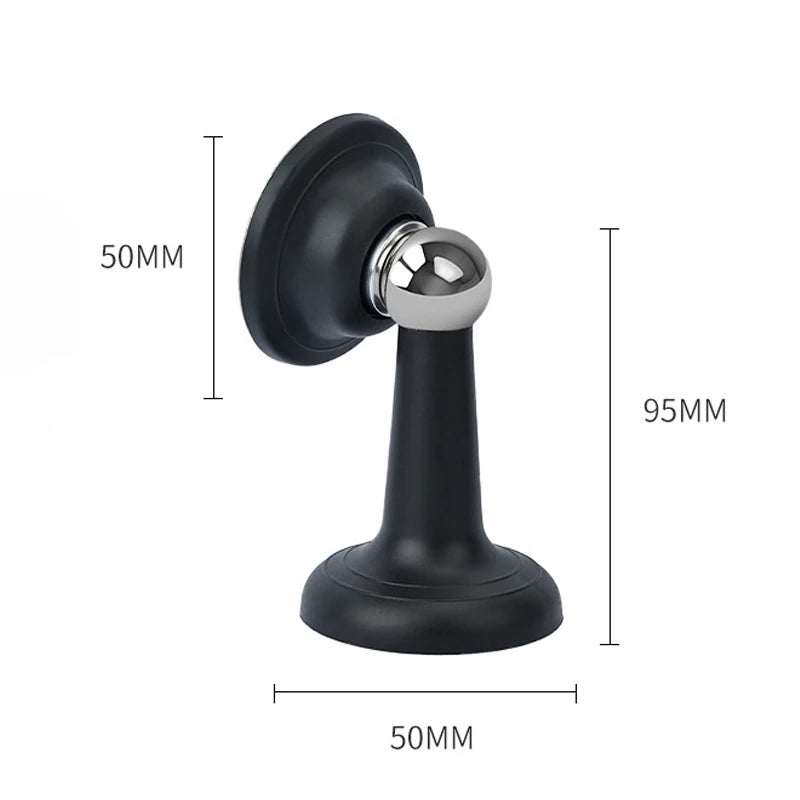 Strong Magnetic Silent Door Stopper Household Bedroom Free-punch Door Suction Anti-collision Silicone Floor Door Stop