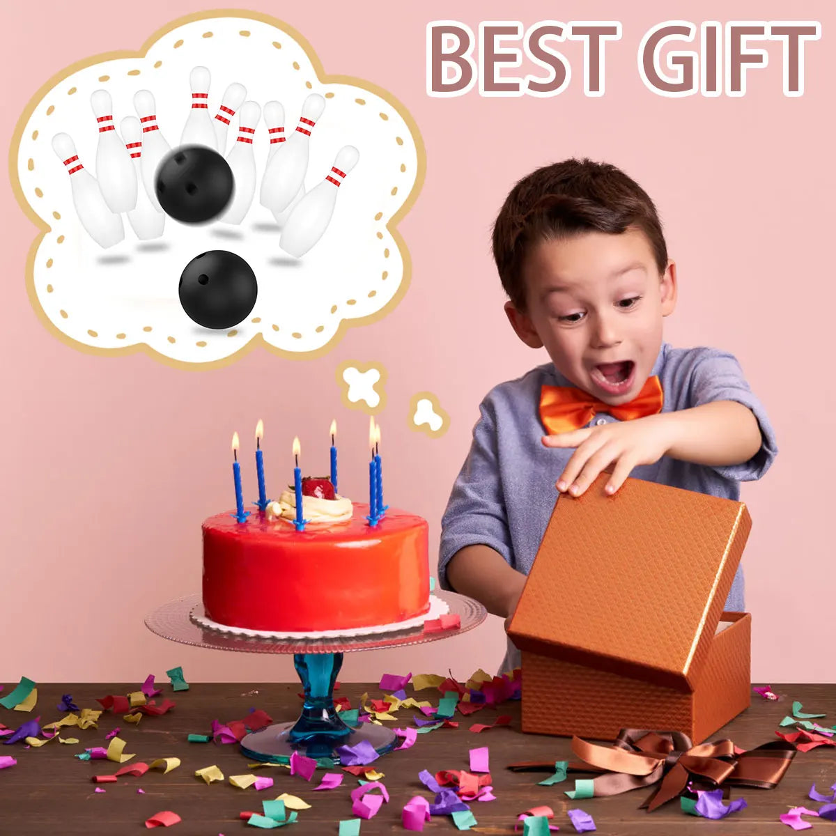 Kids Bowling Set Sports Kids Educational Toys Ball And Pins Bowling Toys Plastic Funny Bowling Set Kids Indoor Ball family game