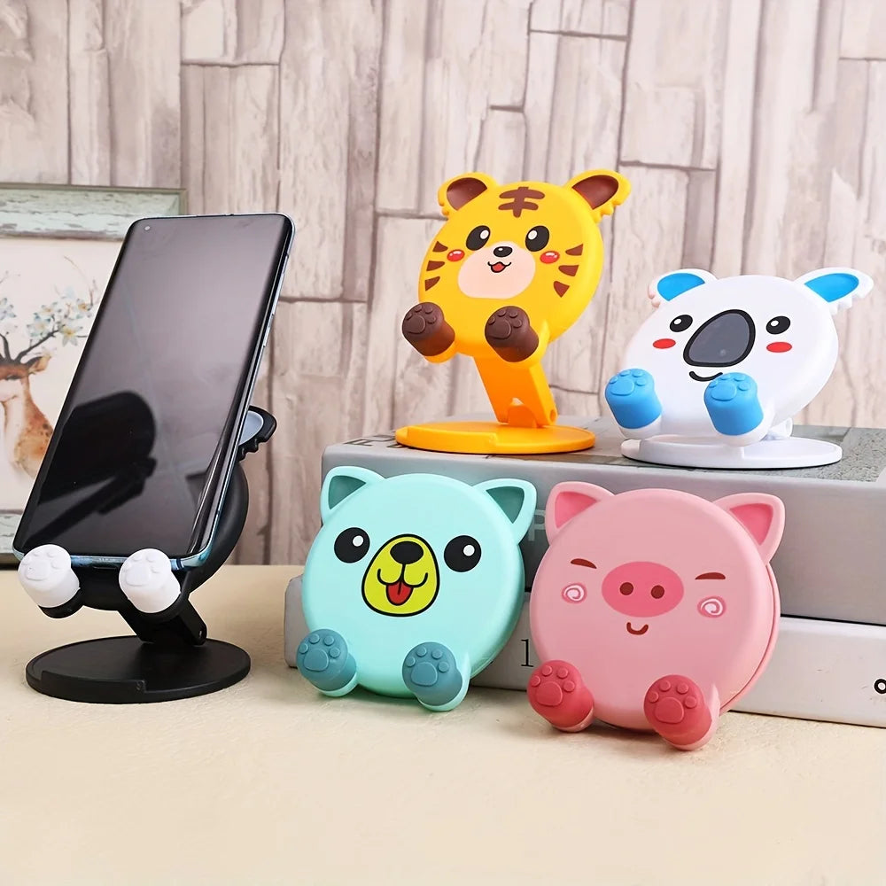 Foldable Mobile Phone Holder Desktop Cell Phone Stand Universal Adjustable Foldable Desktop Table Holder Stand For All Phone