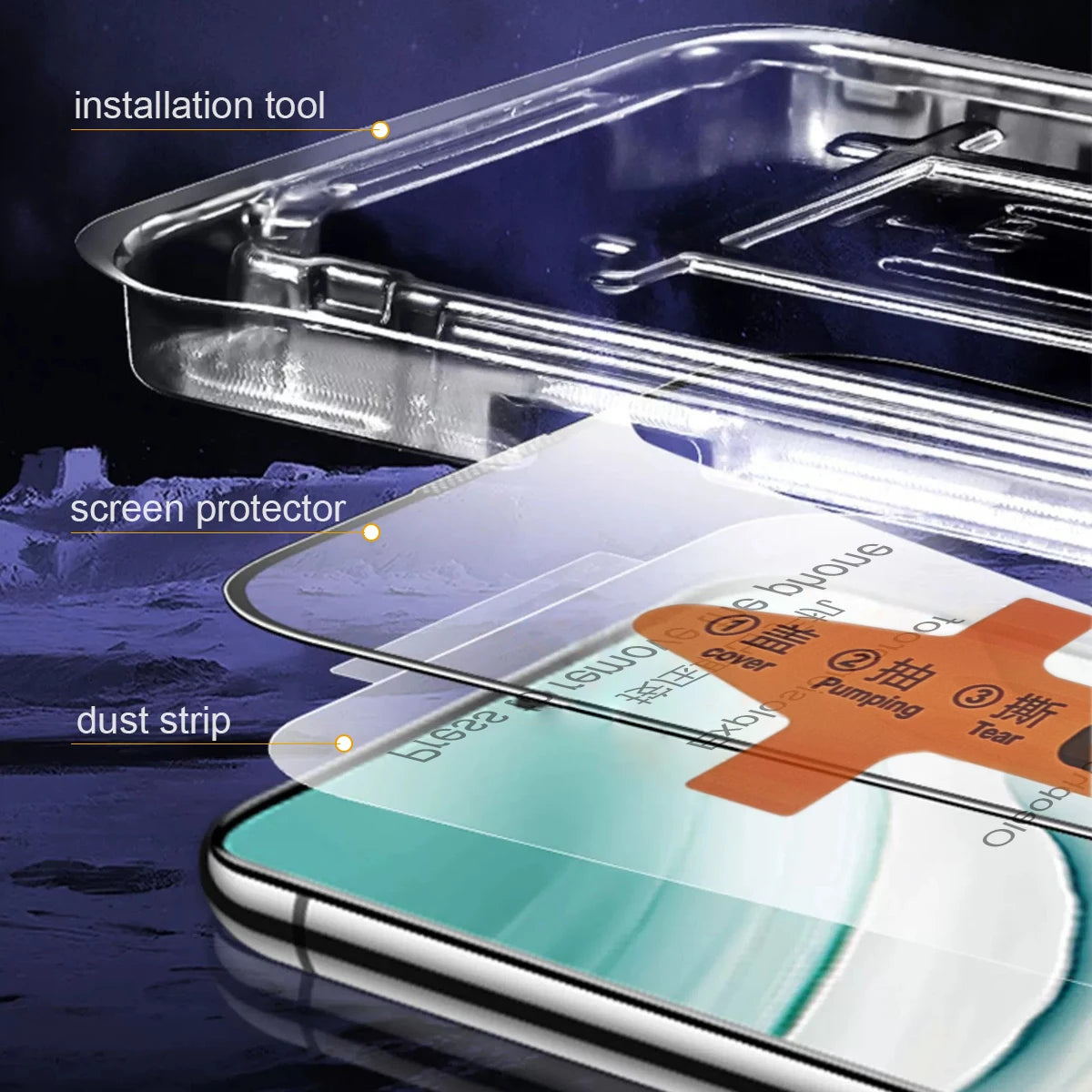 2 Pack Screen Protector for Nothing Phone 3A Pro 3A 2 Glass Full Cover 9H Tempered Glass With Dust Free Install Tool