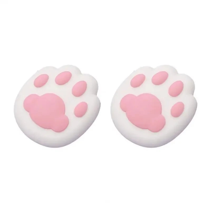 1PCS Wall Protector Door Handle Bumper Guard Stopper Anti-slip Sticker Self Adhesive Rubber Cute Cat Paw Door Crash Pad Stops