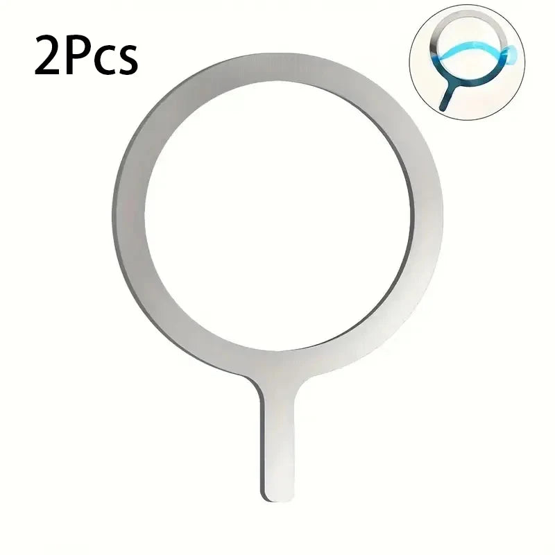 Universal Magnet Sticker Magnetic Adapter Ring Suitable for Magsafe IPhone Wireless Charging Cellphone Round Metal Plate Ring