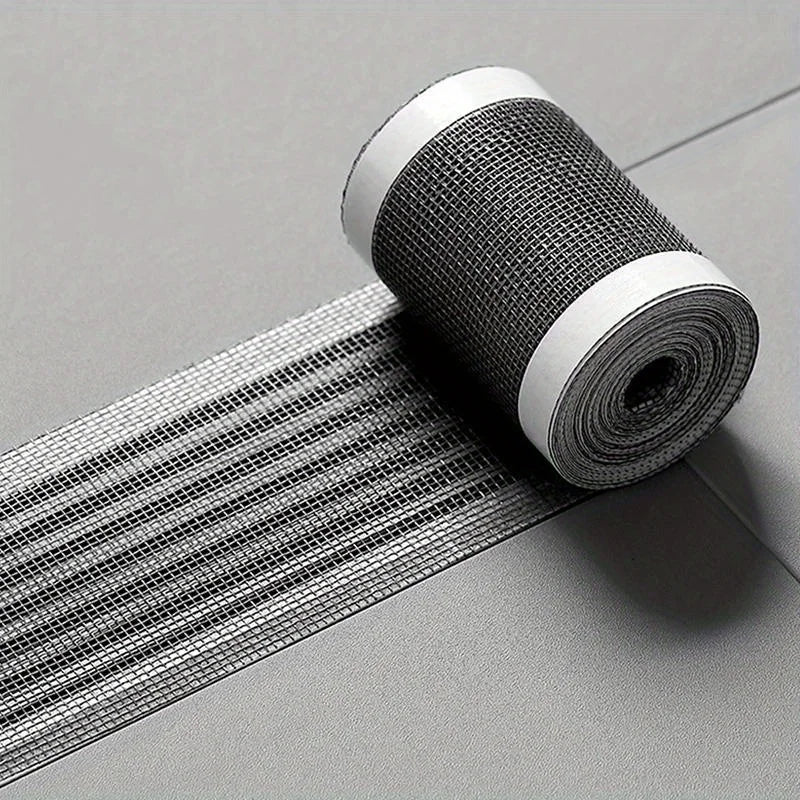 Shower Drain Hair Catcher Self-Adhesive,Disposable Mesh Sink Strainer Filter for Bathroom Floors Cutable,Waterproof,Mildew