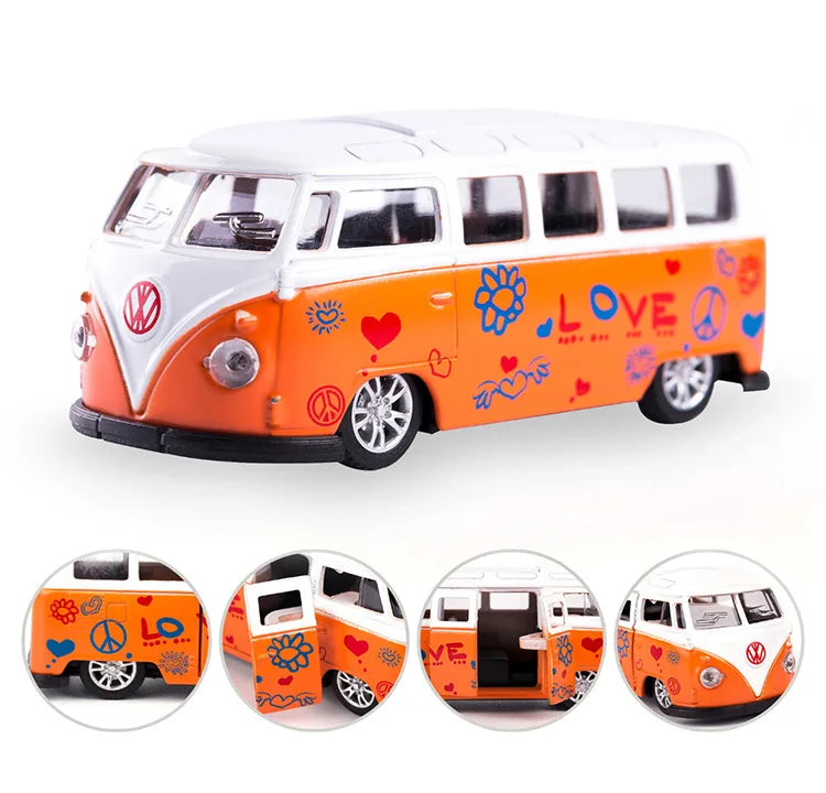 Alloy Car Model Simulation 1:64 Mini Doorable Car Model Children's Toy Car Gift