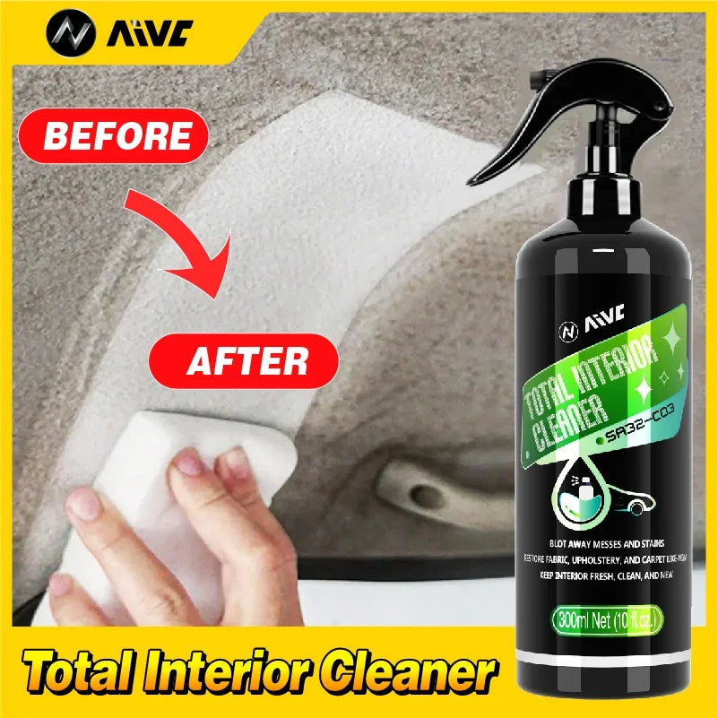 Car foam cleaner  Interior Stain Removal  Multifunctional leather seat roof fabric cleaning Spray Maintenance Wash Car