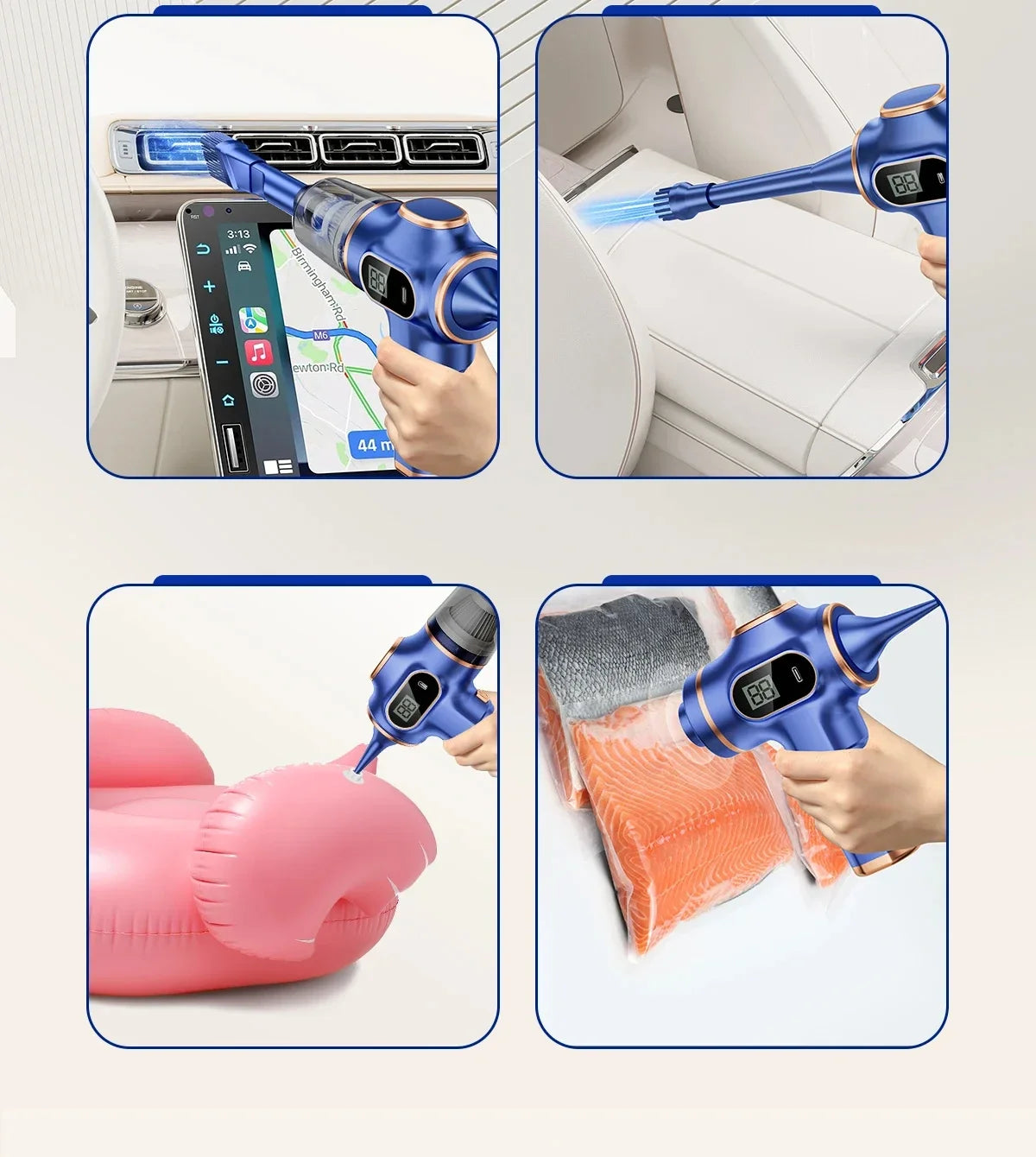 NEW Xiomi Original 198000Pa 5 in1 Wireless Vacuum Cleaner Automobile Portable Robot Vacuum Cleaner Handheld For Office Car Home