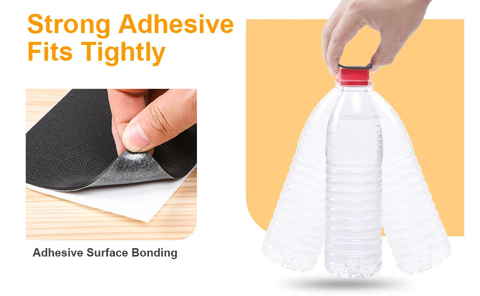 Self Adhesive Non Slip Furniture Pads 4”x40” Rubber Floor Protectors, Cuttable Anti Skid Grippers for Hardwood Floors