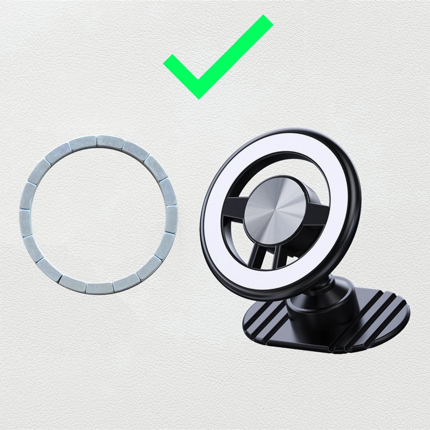 1/2 Pcs Strong Magnet For Magsafe Wireless Charger Transmitter Mobile Phone Magnetic Car Mount Holder inside Magnets Ring 4mm