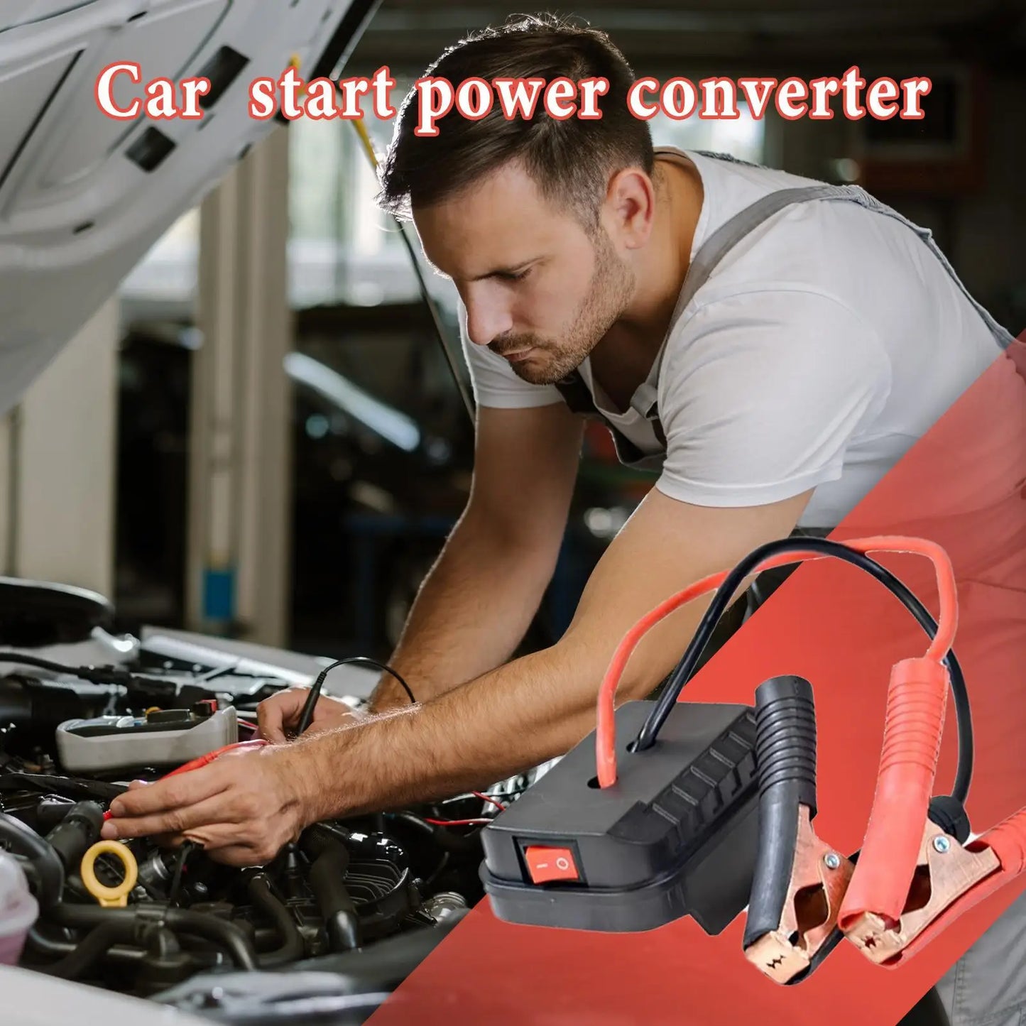 Igniter Jump Starter forMakita Lithium Battery Booster Cable Adapter 2 USB Electric Wrench/Hammer Car Emergency Start Power