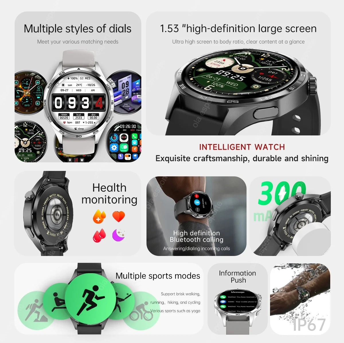 ساعة GT5 Pro الذكية الجديدة للرجال، إصدار 2025، مزودة بنظام تحديد المواقع العالمي (GPS)، وشاشة AMOLED بزاوية 360 درجة، وتقنية NFC، وبلوتوث لإجراء المكالمات، ومقاومة للماء، وميزة مراقبة الصحة، متوافقة مع نظام iOS.