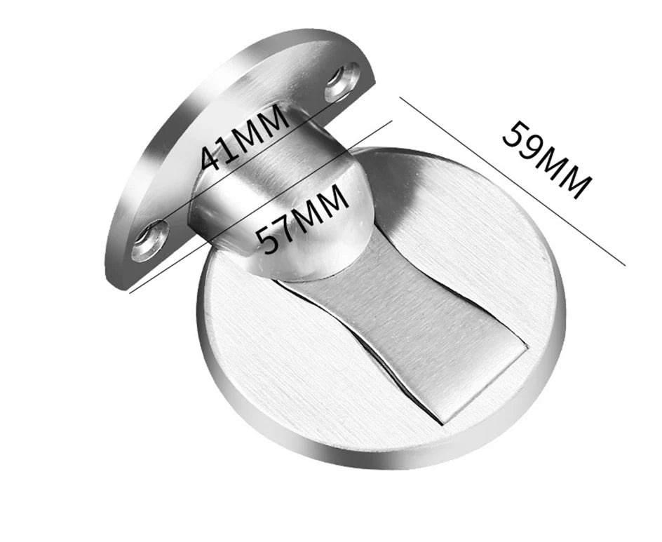 Magnetic Floor Door Stopper Mount Invisible Door Stops Heavy Duty Self Adhesive Wall Protector for Home Bedroom Doorstop