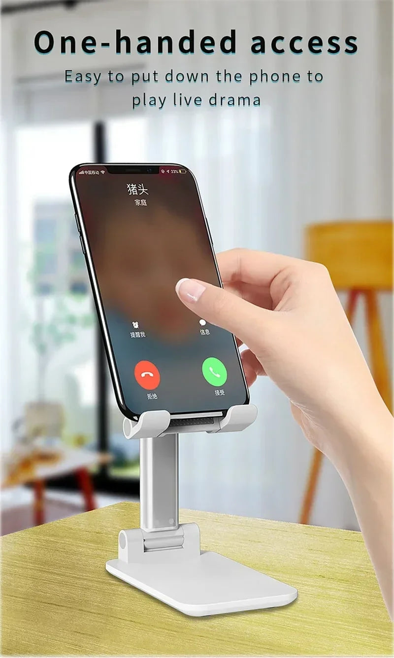 New Desk Mobile Phone Holder Stand For iPhone iPad  Adjustable Desktop Tablet Holder Universal Table Cell Phone Stand