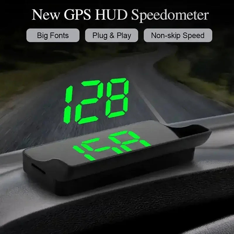 Xiaomi Car HUD GPS Head Up Display New Style Digital Speedometer Projector HD Speed km/h Windshield for Car Accessories