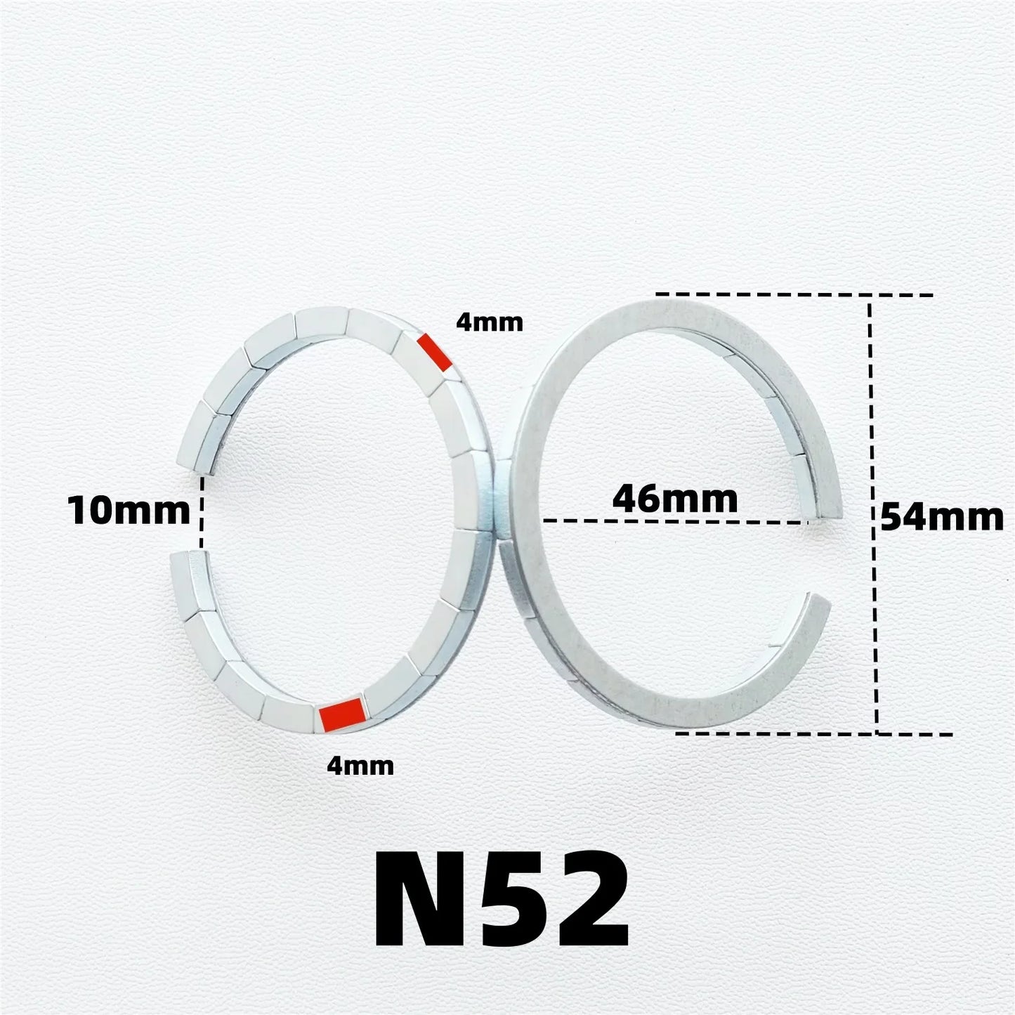 1/2 Pcs Strong Magnet For Magsafe Wireless Charger Transmitter Mobile Phone Magnetic Car Mount Holder inside Magnets Ring 4mm