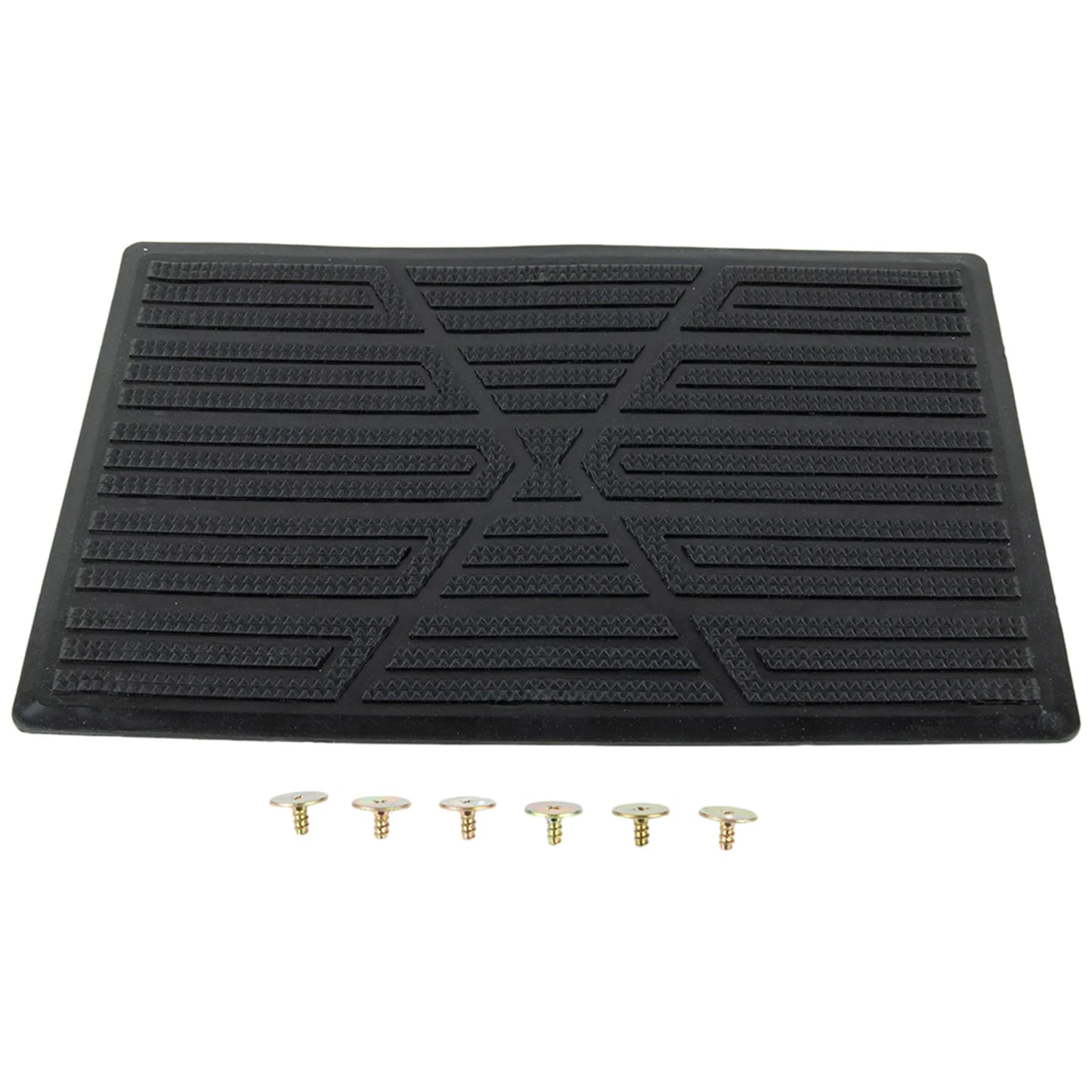 1*Universal Car Floor Pad PVC Pedal Plate Anti Skid Foot Heel Scuff Plate Car Floor Mat Non-Slip Carpet Patch 23×15cm Car Mats