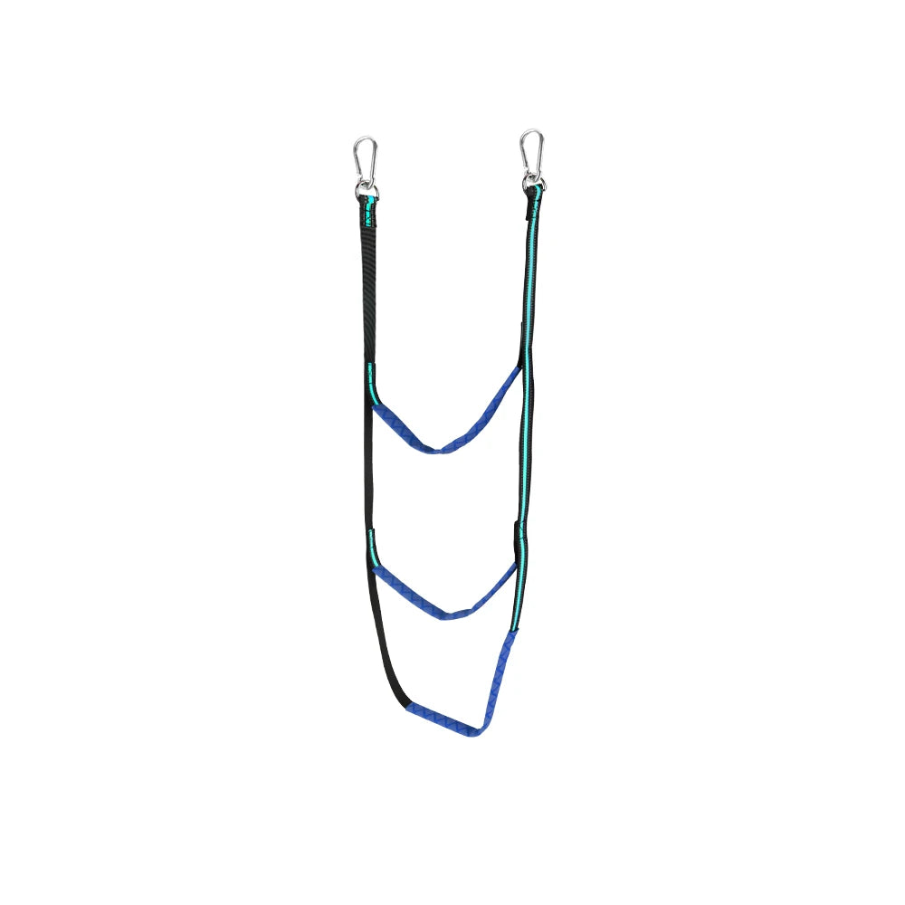 Складная лестница для спуска лодок на воду, портативная лестница для яхт, боковая подвесная лестница, 3/4/5 ступенчатая тросовая лестница для посадки на лодку, мягкая лестница для посадки.