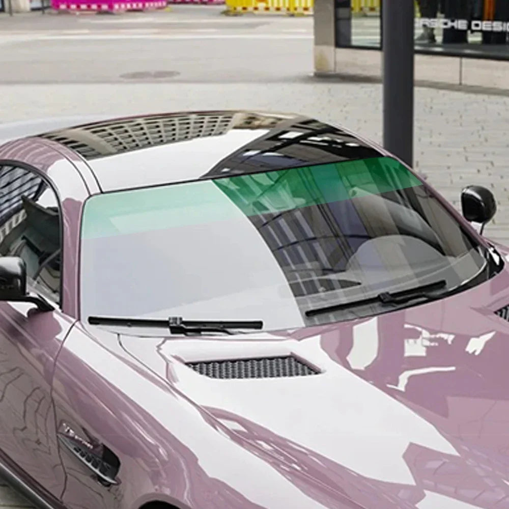 Car Windshield Solar Film 20X150cm Window Tint Vinyl Wrap Sunshade Protector Dyeing Film for Car Heat Insulation Sun Protection