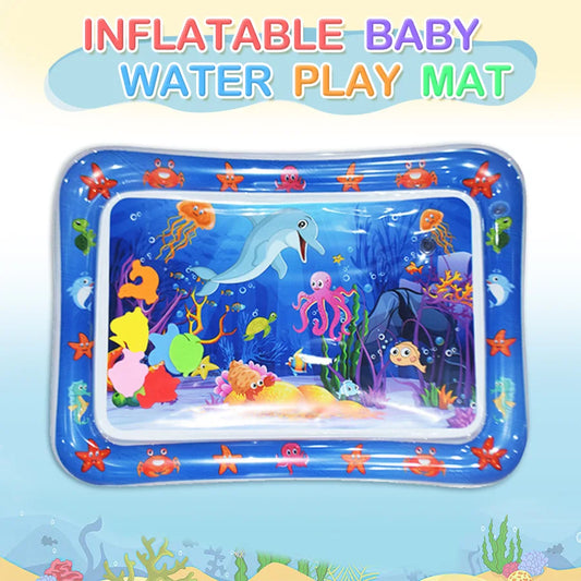 Baby Water Play Mat Inflatable Cushion PVC Infant Tummy Time Toddler Water Pad For Kids Early Education Developing Activity Toys