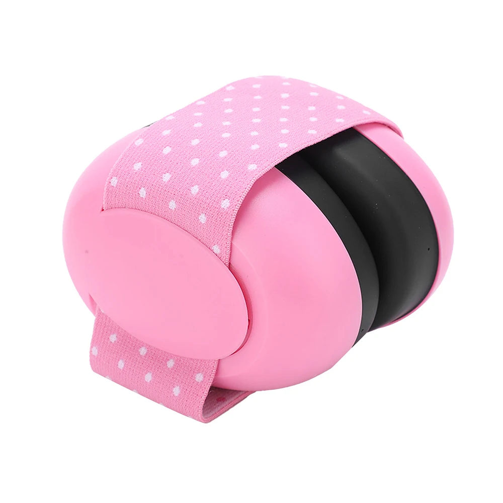 Infant Ear Muffs Noise Cancelling Soft Padded Design Baby Ear Protection Headphones with Elastic Headband