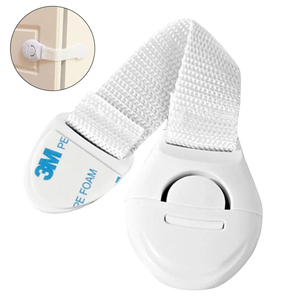 10pcs Child Safety Cabinet Lock Baby Proof Security Protector Drawer Door Cabinet Lock Plastic Protection Kids Safety Door Lock