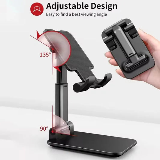 New Desk Mobile Phone Holder Stand For iPhone 16 iPad Xiaomi Adjustable Desktop Tablet Holder Universal Table Cell Phone Stand