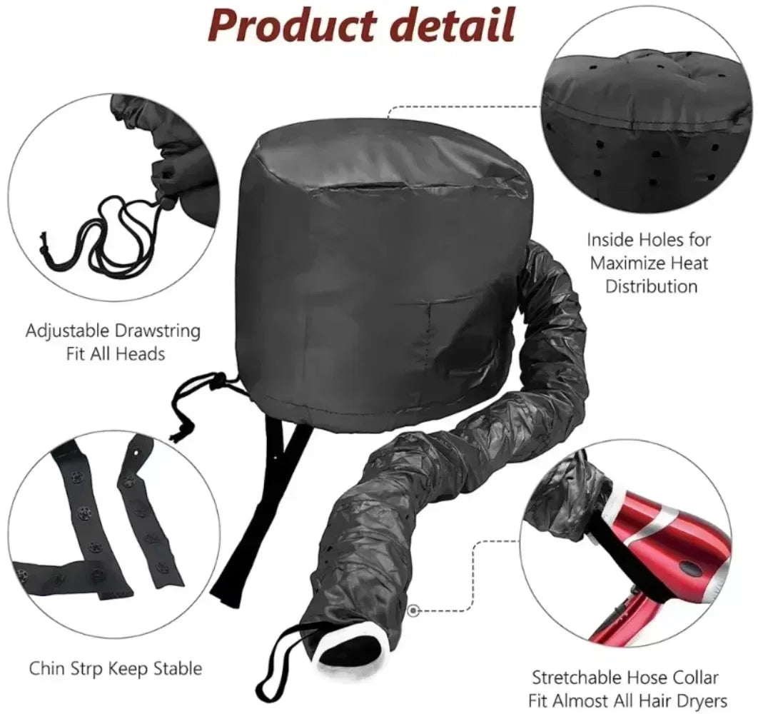 Portable Hair Dryer Hat Drying Hat Quick Dry Cap Hair Dryer Heating Cap Hairdressing Tools Styling Accessories Curly Hair Care