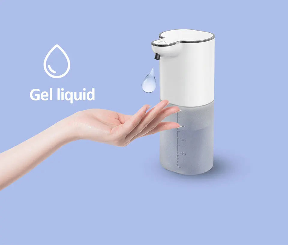 Automatic Soap Dispenser ouchless Foaming Soap Dispenser 400ml USB Rechargeable Electric 4 Level Adjustable Foam Soap Dispenser