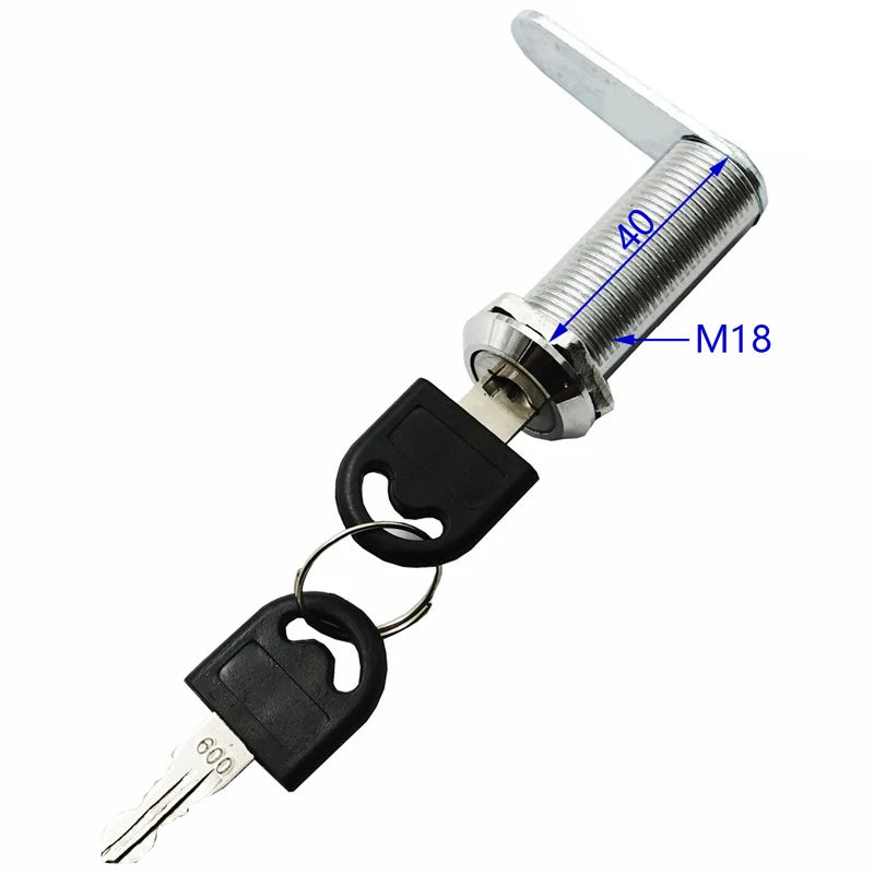 Cam Lock Security Lock 16-40mm Cabinet Cam Lock Door Barrel Drawer Filing Cabinet Post Mail Box Furniture Locker Cupboard 2 Key