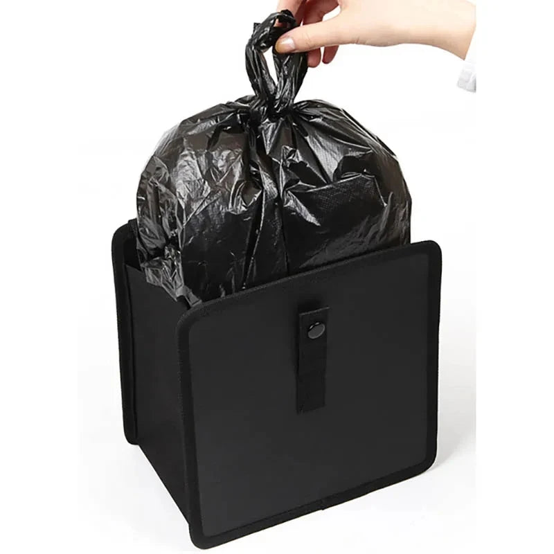 Waterproof Car Trash Can Bin Auto Car Accessories Organizer Garbage Dump For Trash Can Cars Storage Pockets Portable