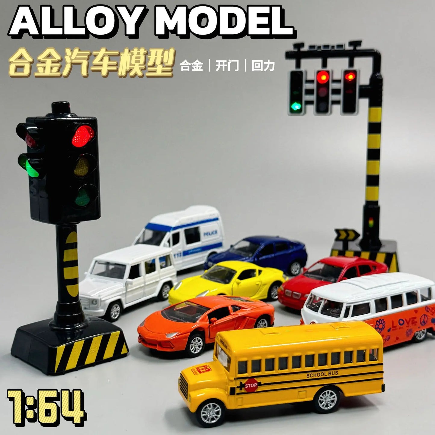 Alloy Car Model Simulation 1:64 Mini Doorable Car Model Children's Toy Car Gift