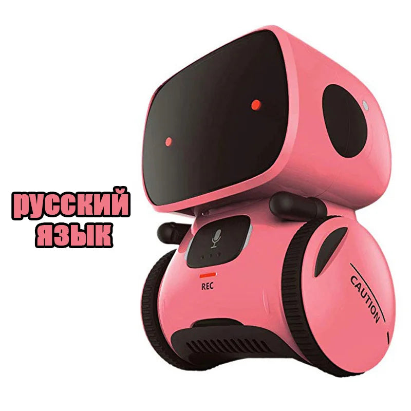 Emo Robot Intelligent Robots Russian & English & Spanish Version Voice & Touch control Toys Interactive Educational Children's G