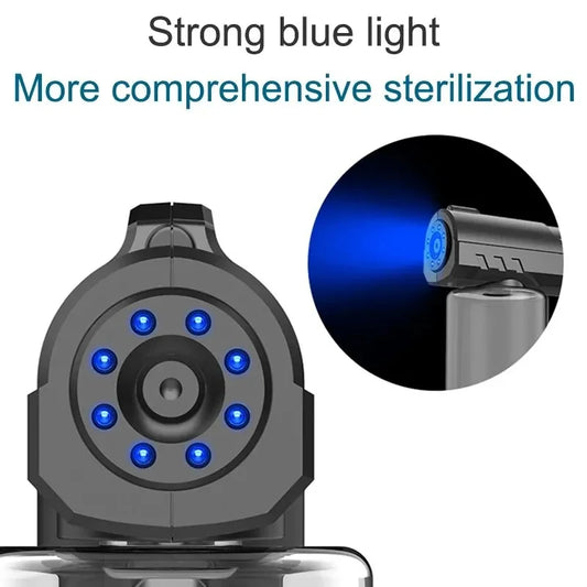 280ml USB Nano Blue Light Steam Spray Disinfection Gun Garden House NEW StyleWireless Electric Sanitizer Barber Sprayer Bottle