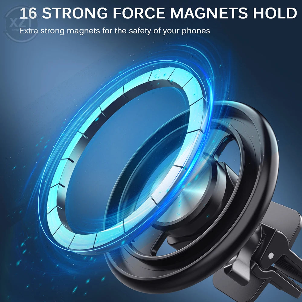 For MagSafe Car Mount New Magnetic Phone Holder Universal Stand Air Vent Mobile Phone Clip GPS Bracket For iPhone 14/13/12ProMax
