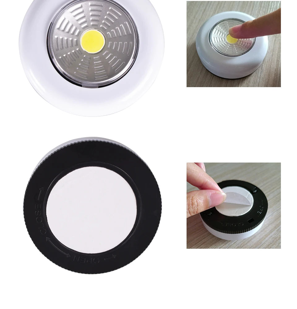 1/2/3/5 LED Night Light COB Touch Light Under Cabinet Led Wireless Wall Lamp Wardrobe Cupboard Drawer Closet for Bedroom Kitchen