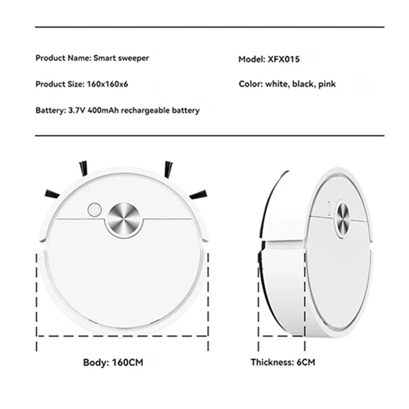Xiaomi Mini Vacuum Cleaning Robot Smart Mopping Suction And Sweeping Integrated Fully Automatic Home Cleaning Sweeping Robot